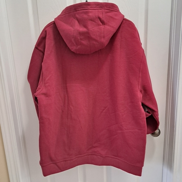 Kirkland Signature Hoodie Pullover Heavyweight Sweatshirt Red Women's XL - Picture 15 of 16